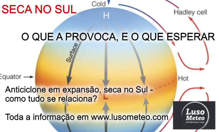 Seca no Sul – poderá ser resolvida? – Análise para os próximos meses Seca no Sul - poderá ser resolvida? - Análise para os próximos meses