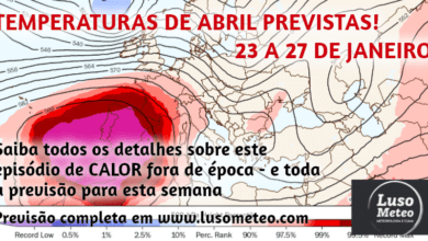 Temperaturas de Abril... Em Janeiro - Previsão do tempo 21 a 27 de Janeiro Temperaturas de Abril... Em Janeiro - Previsão do tempo 21 a 27 de Janeiro