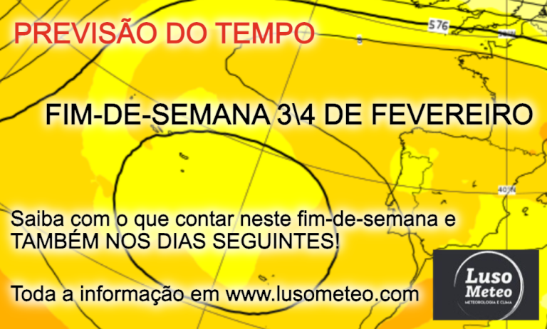 Tempo no fim-de-semana - Primavera em Portugal, mudança à vista - Previsão dias 34 de Fevereiro