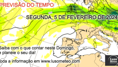 Previsão do Tempo para Segunda, 5 de Fevereiro de 2024