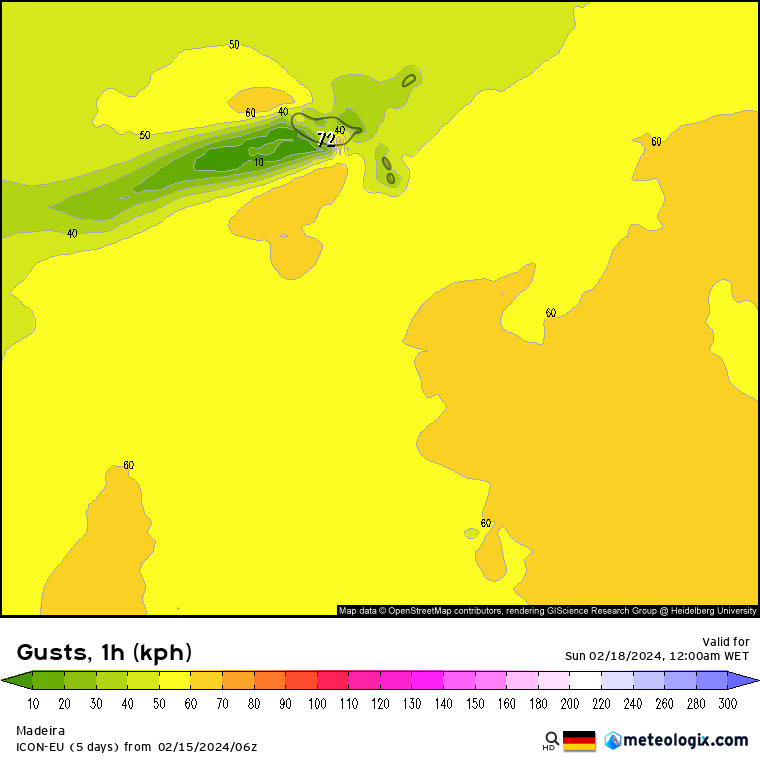 Previsão do Tempo para Sábado, 17 de Fevereiro de 2024