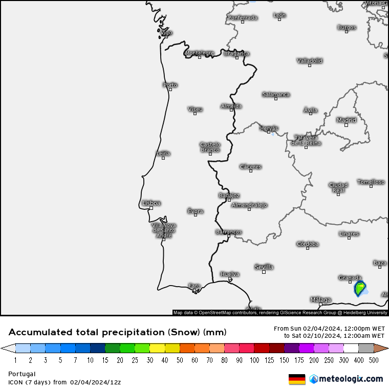 Neve? Talvez não...