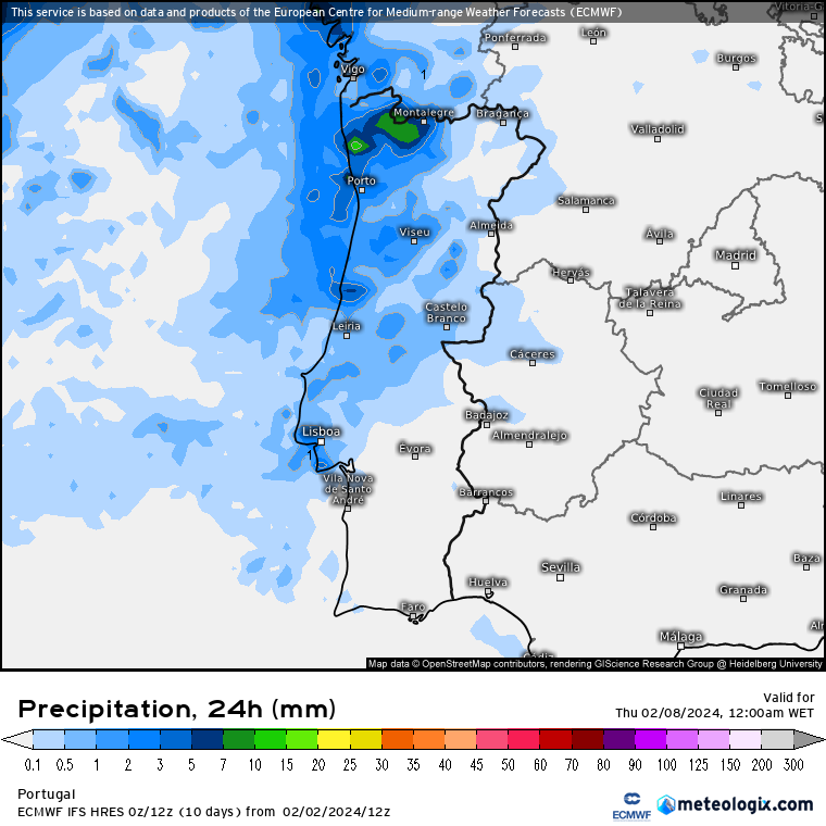 O tempo esta semana - mudança, com chuva prevista - previsão semanal 4 a 10 de Fevereiro de 2024 Regresso da chuva a Portugal Continental Quarta, dia 7 de Fevereiro