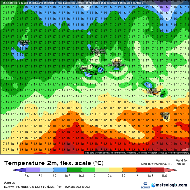 Previsão do Tempo para Terça, 20 de Fevereiro de 2024