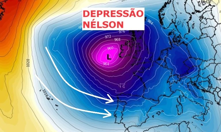 Depressão Nélson - Mau tempo em Portugal Continental a partir de dia 27 de Março e até à Páscoa - Informação detalhada