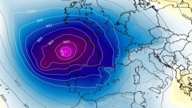 Tempo no Sábado, 9 de Março de 2024 - Temporal de Vento, Chuva, Neve e Mar Tempo no Sábado, 9 de Março de 2024 - Temporal de Vento, Chuva, Neve e Mar