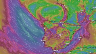 Tempo na Sexta, 8 de Março de 2024 - Influência de uma forte depressão Tempo na Sexta, 8 de Março de 2024 - Influência de uma forte depressão