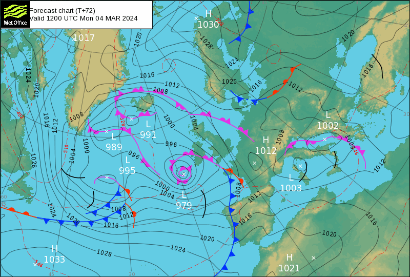Tempo na Segunda, 4 de Março de 2024 - Instabilidade a persistir... Tempo na Segunda