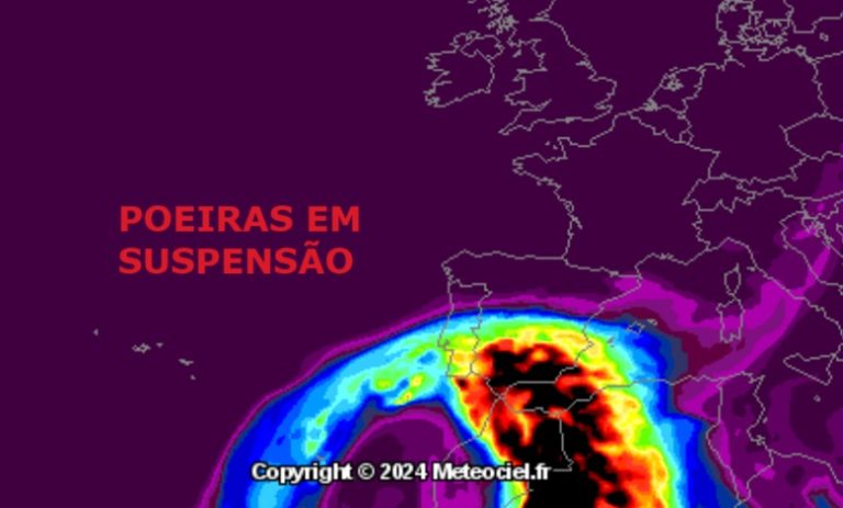 Tempo no Sábado, 23 de Março de 2024 - Continua o Verão antecipado, mas as poeiras não nos largam