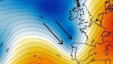 Tempo na Segunda, 8 de Abril de 2024 - Regressa o tempo de Inverno - Neve?