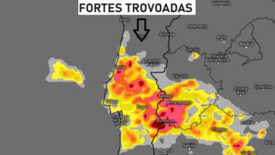 Tempo no Sábado, 20 de Abril de 2024 - Chuva, granizo e trovoada FORTE - Saiba a previsão completa! Tempo no Sábado, 20 de Abril de 2024 - Chuva, granizo e trovoada FORTE - Saiba a previsão completa!