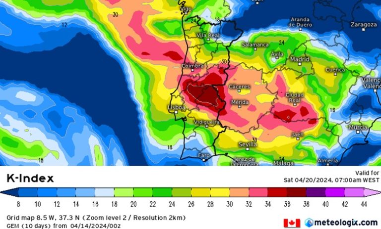 Tempo esta Semana - 15 a 21 de Abril - Tempo vai mudar bastante, instabilidade a caminho! - Previsão completa!