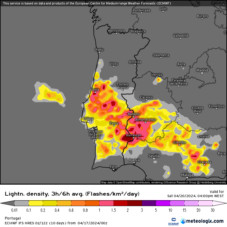 TROVOADA FORTE com GRANIZO entre dias 18 e 21 de Abril - Saiba onde! - Previsão detalhada TROVOADA FORTE com GRANIZO entre dias 18 e 21 de Abril - Saiba onde! - Previsão detalhada