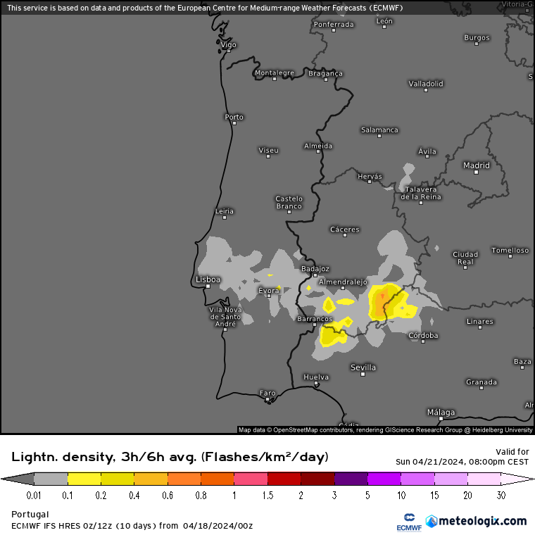 TROVOADA FORTE com GRANIZO entre dias 18 e 21 de Abril - Saiba onde! - Previsão detalhada TROVOADA FORTE com GRANIZO entre dias 18 e 21 de Abril - Saiba onde! - Previsão detalhada