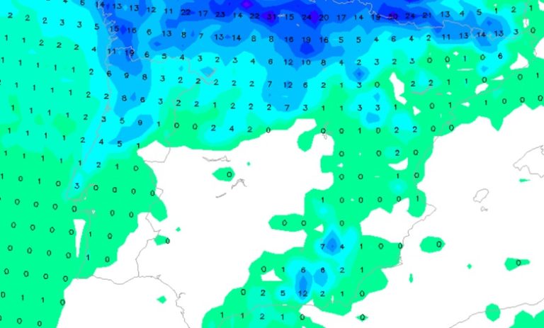 Tempo na Segunda, 13 de Maio - Regressa a chuva e o tempo frio...