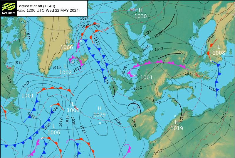 Tempo na Quarta, 22 de Maio