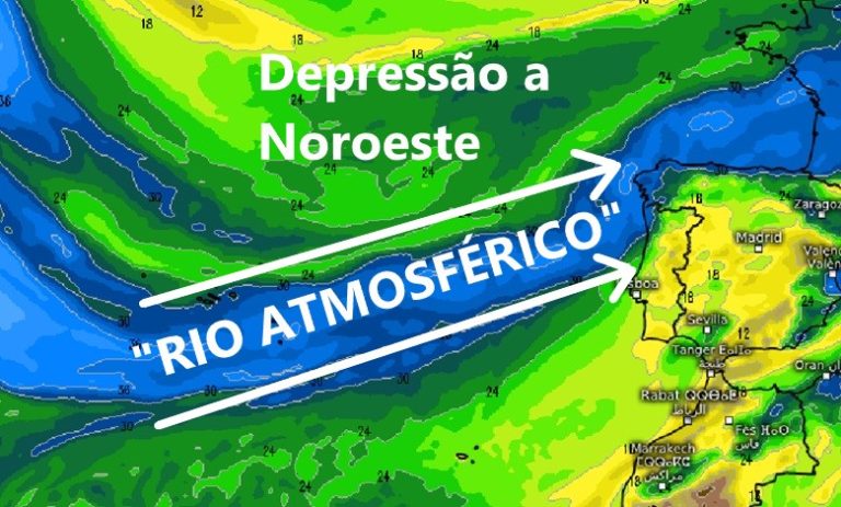 Tempo no Domingo, 16 de Junho – Rio atmosférico começa a instalar-se (Em Junho, sim) – saiba a previsão completa! Tempo no Domingo, 16 de Junho - Rio atmosférico começa a instalar-se (Em Junho, sim) - saiba a previsão completa!