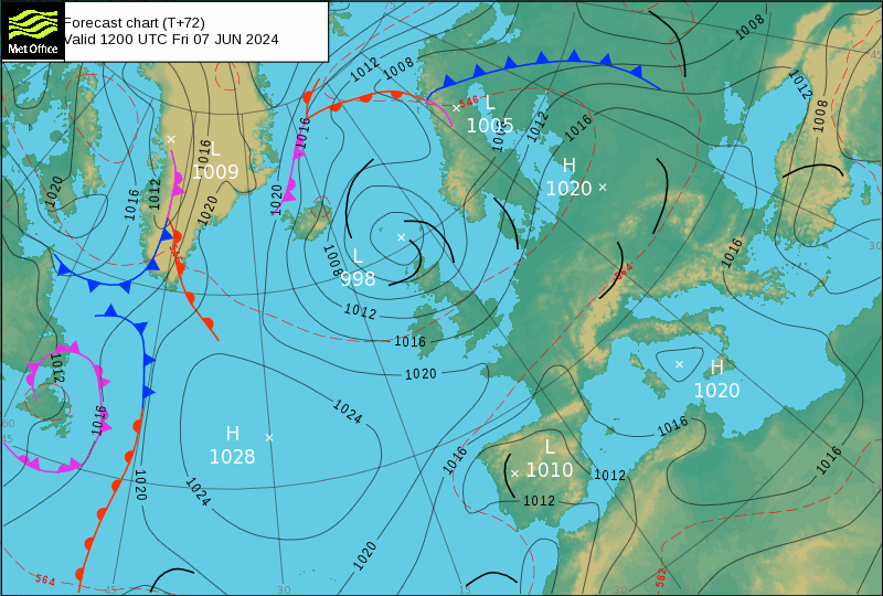 Tempo na Sexta, 7 de Junho - Chuva, trovoadas, granizo, poeiras e calor sufocante no Norte e Centro - Saiba os detalhes! Tempo na Sexta - análise MetOffice