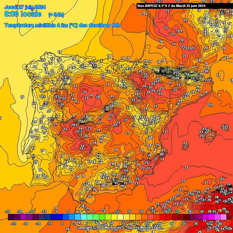 Tempo na Quinta, 27 de Junho - Depressão provoca chuva e trovoadas, com granizo - saiba em que regiões, e os detalhes! Temperaturas na Quinta, 27 de Junho