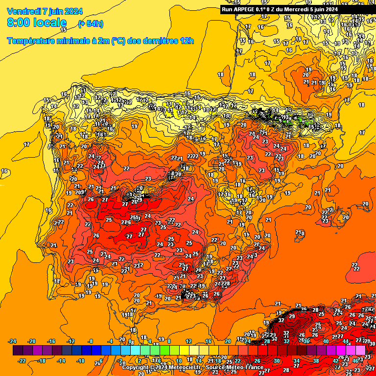 Tempo na Sexta, 7 de Junho - Chuva, trovoadas, granizo, poeiras e calor sufocante no Norte e Centro - Saiba os detalhes! Temperaturas na Sexta 7 de Junho