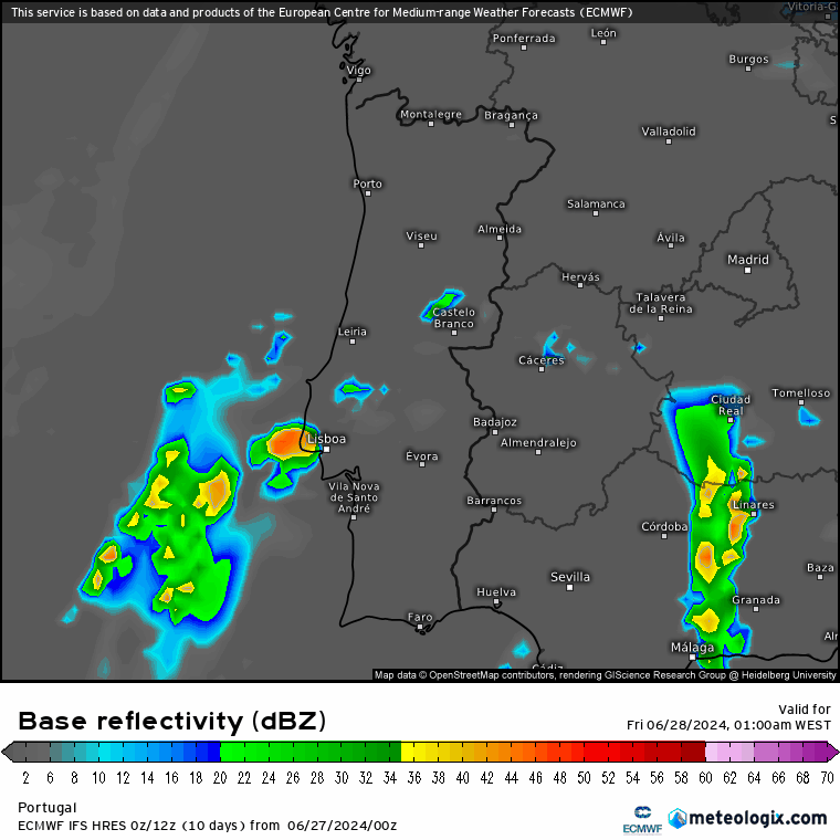 Tempo instável - "Festival elétrico" na madrugada de Sexta (28 de Junho) - saiba como estará na sua região! Tempo instável - trovoadas na madrugada de Sexta 28 de Junho