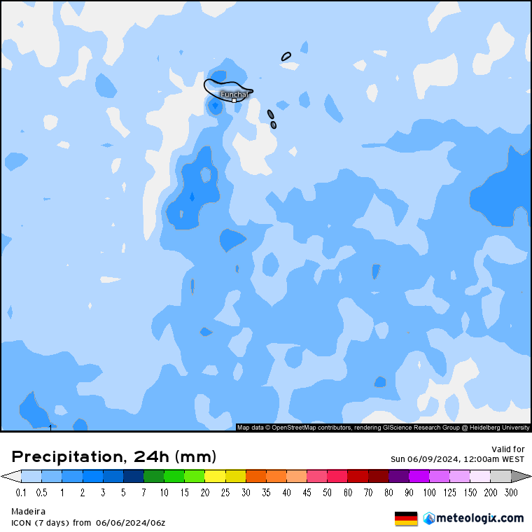 Chuva na Madeira 