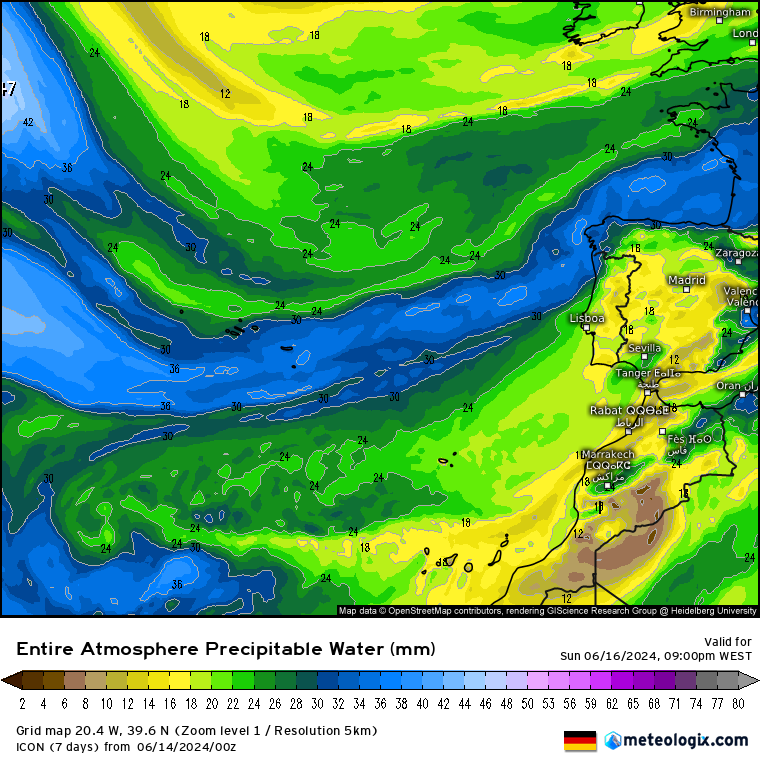 Tempo no Domingo, 16 de Junho - Rio atmosférico começa a instalar-se (Em Junho, sim) - saiba a previsão completa! Tempo no Domingo - Rio Atmosférico?