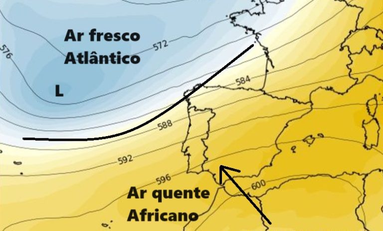 Tempo na Quarta, 10 de Julho – Dorsal Africana do anticiclone a subir… mas uma nova depressão em aproximação – Verão instável persiste – previsão completa! Tempo na Quarta, 10 de Julho - Dorsal Africana do anticiclone a subir... mas uma nova depressão em aproximação - Verão instável persiste - previsão completa!