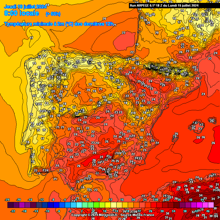 Tempo na Quinta, 18 de Julho - Muito calor no Interior, e algumas poeiras - chegará ao litoral? Saiba a nossa previsão completa! Temperaturas na Quinta 18 de Julho