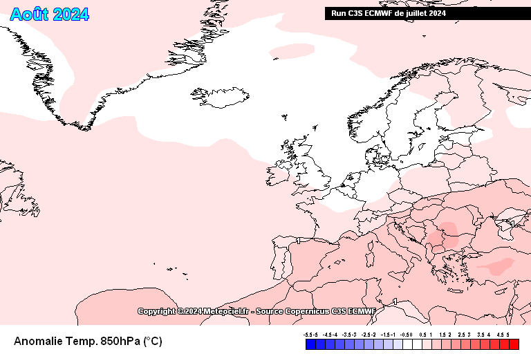 Tempo na Quarta, 31 de Julho - Neblina nas praias (água quente?) e vento mais forte - saiba como poderão estar as temperaturas! ECMWF, Agosto