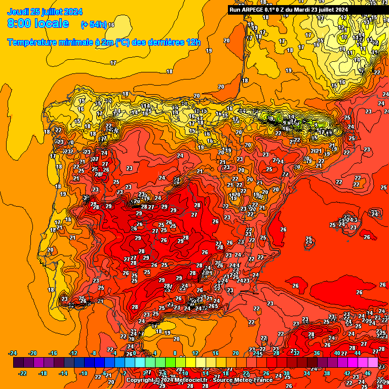 Tempo na Quinta, 25 de Julho - Regresso da neblina persistente, e forte nortada - Saiba como estarão as temperaturas! Temperaturas na Quinta, 25 de Julho