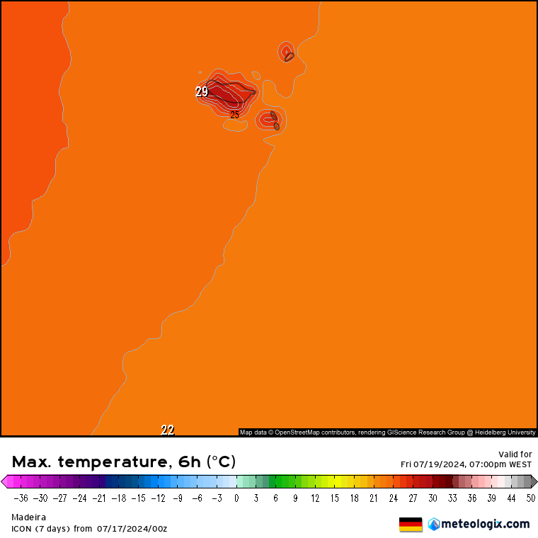 Tempo na Sexta, 19 de Julho - Poeiras de África e MUITO CALOR em algumas regiões, mas com neblinas também... - Saiba a previsão completa! Temperatura máxima na Madeira 19 de Julho