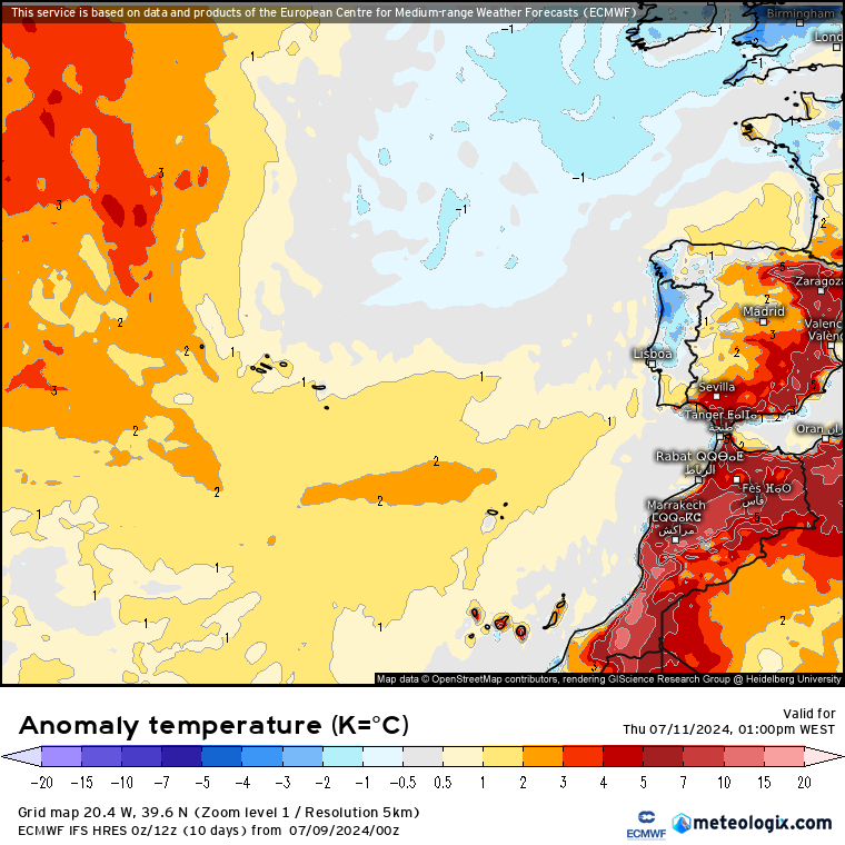 Tempo na Quinta, 11 de Julho - Cada vez mais o calor se reforça no Interior da Península, mas em Portugal temos nuvens e mais nuvens... Previsão completa! Tempo na Quinta, 11 de Julho - Cada vez mais o calor se reforça no Interior da Península, mas em Portugal temos nuvens e mais nuvens... Previsão completa!