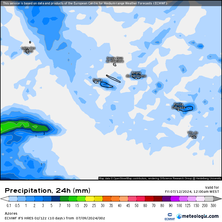 Tempo na Quinta, 11 de Julho - Cada vez mais o calor se reforça no Interior da Península, mas em Portugal temos nuvens e mais nuvens... Previsão completa! Aguaceiros fracos nos Açores na Quinta