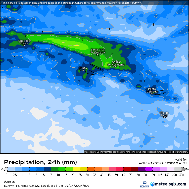 Tempo na Terça, 16 de Julho - Subida de temperatura, regresso do tempo de Verão - Previsão Completa Chuva na Terça, 16 de Julho