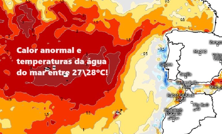 Tempo quente nos Açores 13 a 18 de Agosto – Temperaturas acima de 30ºC e água do mar até 28ºC – tempo excecional, tropical – mas poderá haver risco de alguma tempestade? Tempo quente nos Açores 13 a 18 de Agosto - Temperaturas acima de 30ºC e água do mar até 28ºC - tempo excecional, tropical - mas poderá haver risco de alguma tempestade?