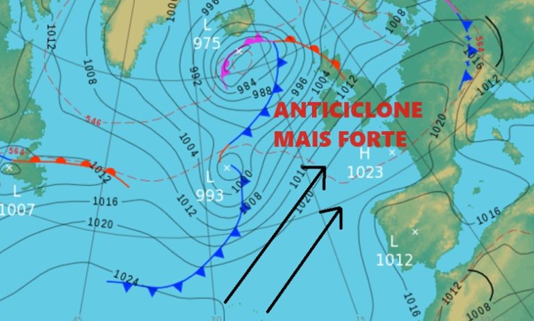 Tempo na Quarta, 21 de Agosto - Anticiclone mais forte, finalmente mais sol no litoral, muito calor no Interior - Saiba a nossa previsão completa!