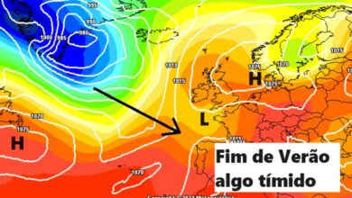 Tempo no Sábado, 31 de Agosto - Fim de Verão tímido... Será um sinal de um Outono em aproximação rápida? Saiba a nossa previsão!