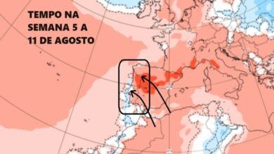 Tempo esta semana - 5 a 11 de Agosto - Tempo bastante variável e algo incerto - Final da semana muito quente e com poeiras? Saiba a previsão completa!