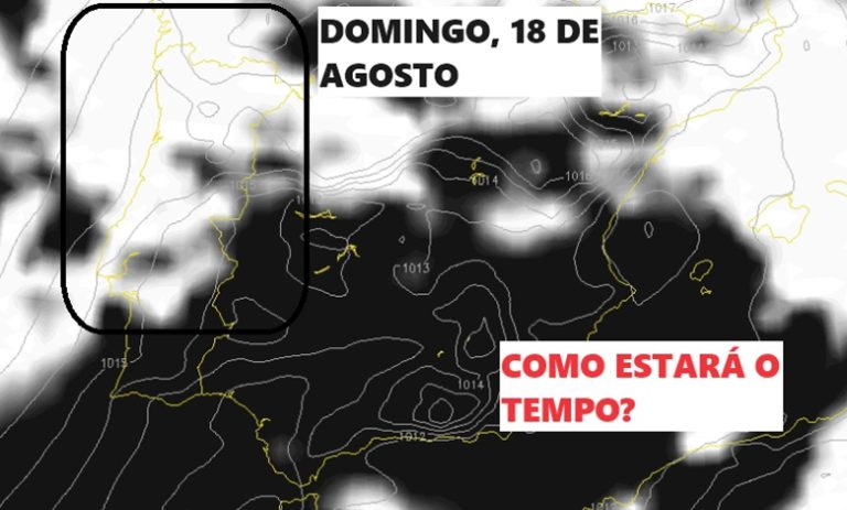 Tempo no Domingo, 18 de Agosto – Temperaturas descem, e pode haver chuvisco em alguns locais – Saiba com o que contar na sua região! Tempo no Domingo, 18 de Agosto - Temperaturas descem, e pode haver chuvisco em alguns locais - Saiba com o que contar na sua região!