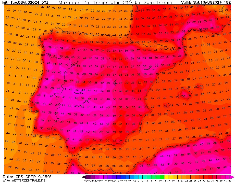 Calor extremo - 45ºC possíveis no Interior do país e o fim da nortada... - Saiba como estará na sua região entre 8 a 11 de Agosto!