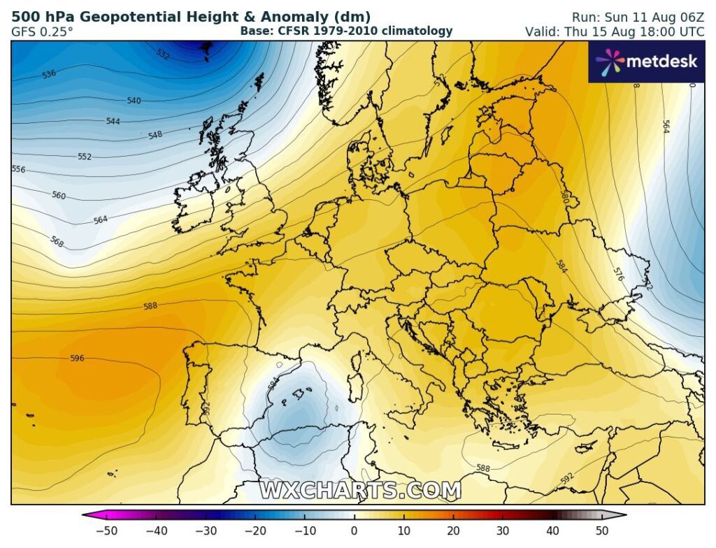 Mau Tempo na Europa entre os dias 12 e 15 de Agosto, e vento leste em Portugal - calor no litoral em breve? - Saiba com o que contar! Mau Tempo na Europa entre os dias 12 e 15 de Agosto, e vento leste em Portugal - calor no litoral em breve? - Saiba com o que contar!