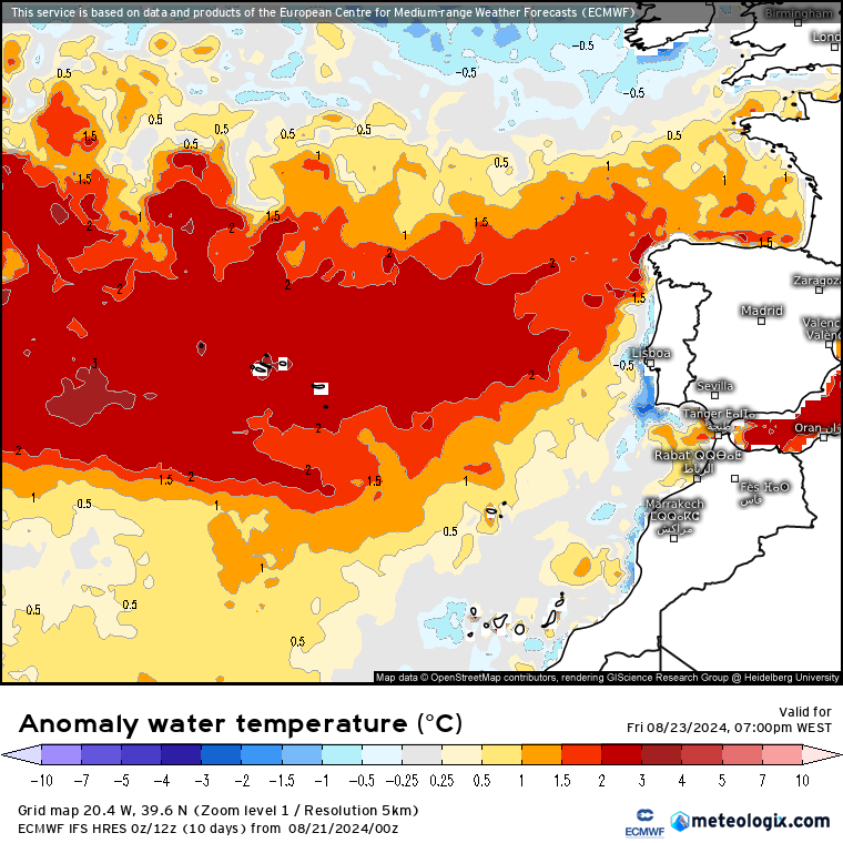 Tempo na Sexta, 23 de Agosto - Corrente de jato perturbada, nuvens e aproxima-se mudança - já habitual aos fins-de-semana - saiba a previsão completa!