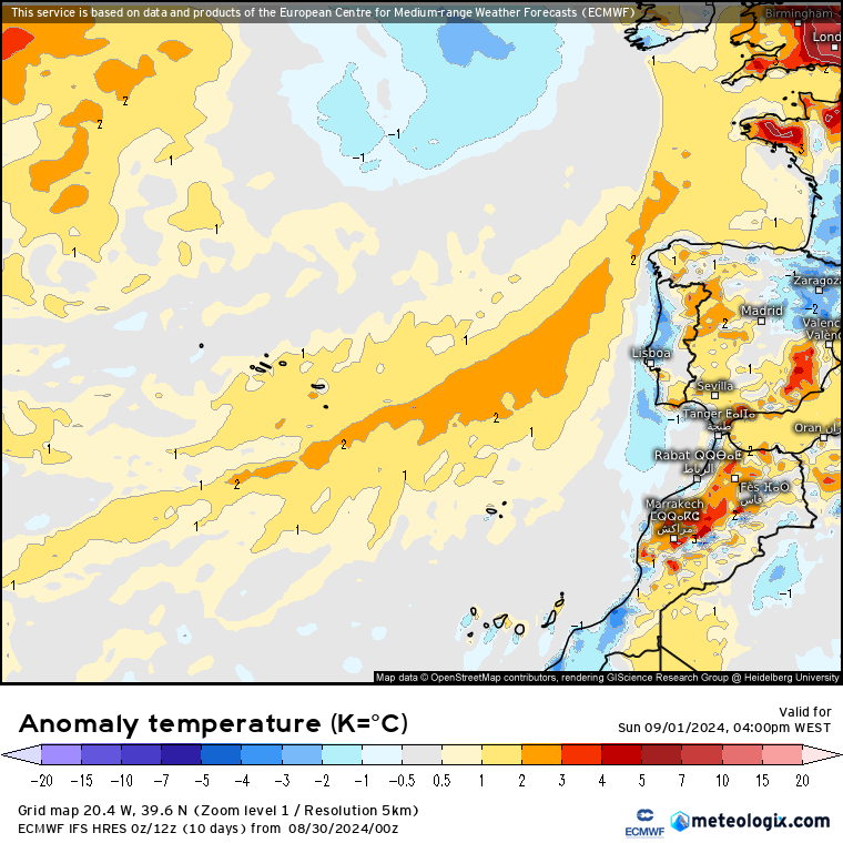 Tempo no Domingo, 1 de Setembro - Novo mês começa com temperaturas em queda e "morrinha" - Tempo cada vez mais cheira a Outono - saiba com o que contar na sua região!