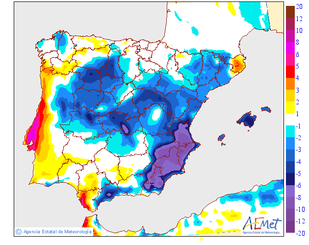 Tempo na Sexta, 13 de Setembro - Mudança de tempo, subida brusca da temperatura no litoral - atenção ao risco MUITO elevado de incêndio - saiba a previsão completa! Variação de temperaturas prevista - AEMET, Sexta 13 Setembro