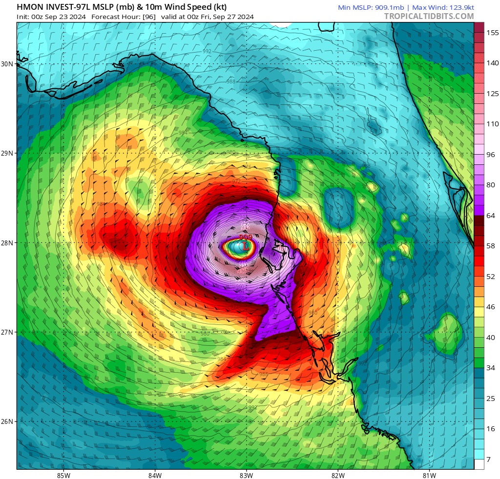 HMON, in advance for Helene