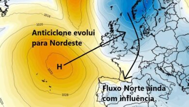 Previsão do tempo no Domingo, 8 de Setembro 2024 – Anticiclone a regressar, chuva a terminar - saiba como evoluirá o estado do tempo