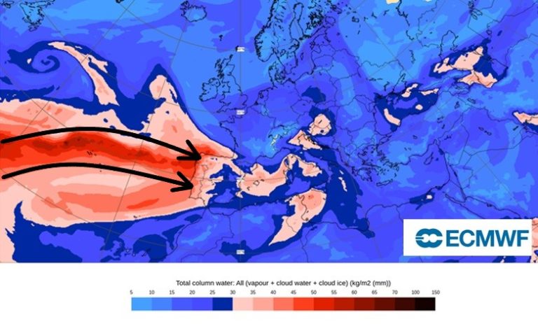 Tempo na Quarta, 2 de outubro 2024 - Tempo muito húmido e abafado e bastante chuva em alguns locais devido a uma frente - saiba como poderá estar na sua região!