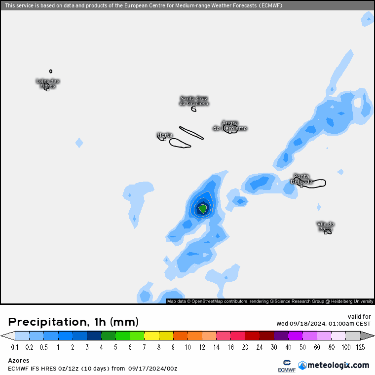 Tempo na Quarta, 18 de Setembro 2024 - Mudança gradual do tempo, mais nuvens e temperaturas em queda - saiba como estará o tempo na sua região! Chuva nos Açores 18 de Setembro