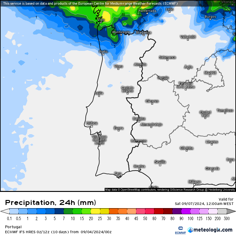 Tempo nos próximos dias - Calor de volta depois do tempo bem fresco? Montanha russa nas temperaturas nos próximos 10-15 dias - Saiba a nossa previsão atualizada! PRECIPITAÇÃO SEXTA, 6 DE SETEMBRO, ECMWF